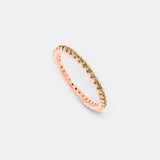 August Birthstone Eternity Stacking Ring