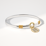Friends Are The Family We Choose - Gold Background - Two Tone