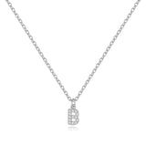 Pavé Uppercase Initial Necklace
