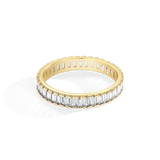 Baguette Birthstone Eternity Band