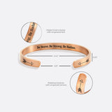 Be Brave. Be Strong. Be Badass. Cuff Bracelet