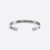 Be Brave. Be Strong. Be Badass. Cuff Bracelet