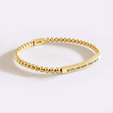 Be Still and Know - Psalm 46:10 Beaded Inspire Bracelet