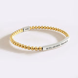 Be Still and Know - Psalm 46:10 Beaded Inspire Bracelet