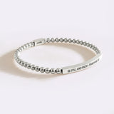 Be Still and Know - Psalm 46:10 Beaded Inspire Bracelet