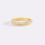 Beaded Diamond Band