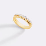 Beaded Diamond Band