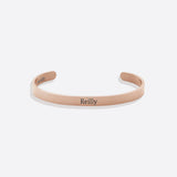 Beautiful Girl You Can Do Hard Things Cuff Bracelet