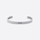 Beautiful Girl You Can Do Hard Things Cuff Bracelet