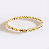 Because I F♥cking Sparkle Beaded Inspire Bracelet