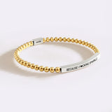Because I F♥cking Sparkle Beaded Inspire Bracelet