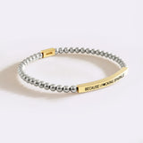 Because I F♥cking Sparkle Beaded Inspire Bracelet