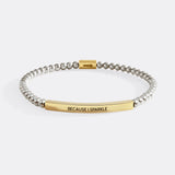Because I Sparkle Beaded Inspire Bracelet