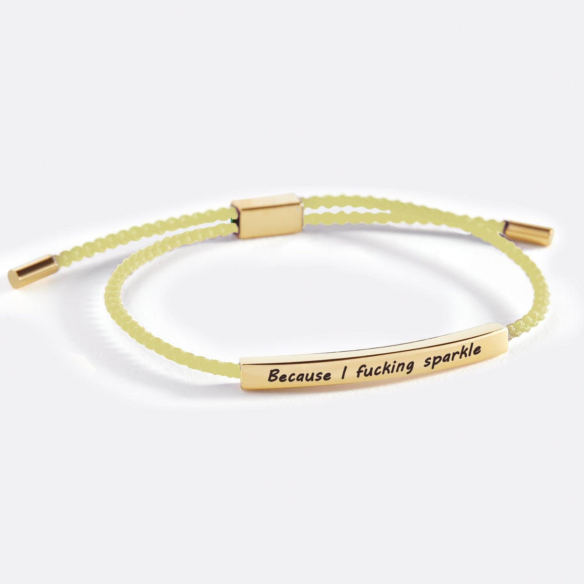 Because I F♥cking Sparkle Inspire Bracelet