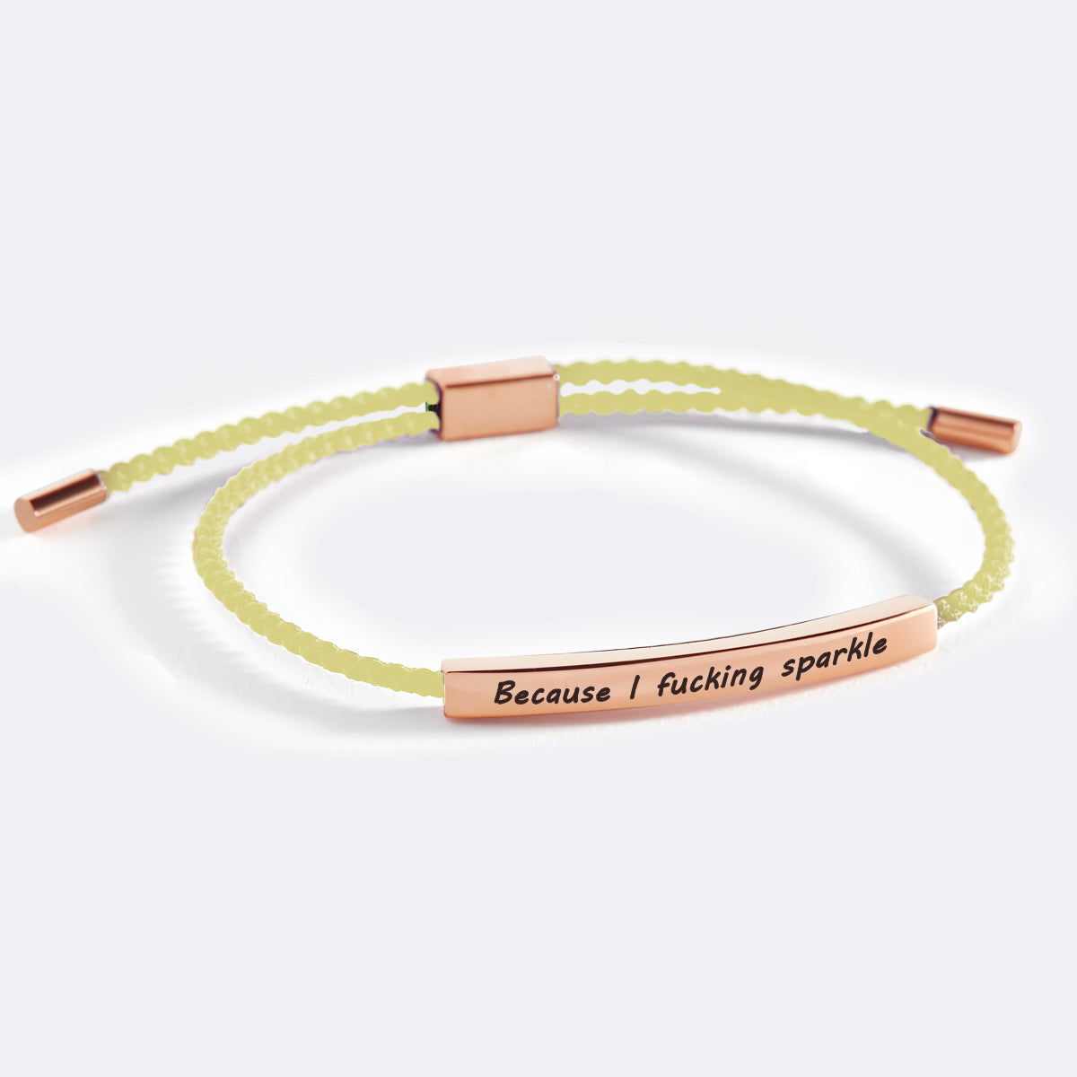 Because I F♥cking Sparkle Inspire Bracelet