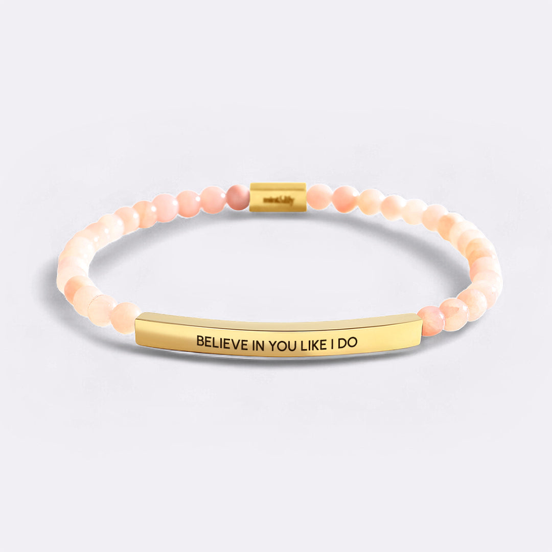 Believe in You Like I Do Beaded Inspire Bracelet