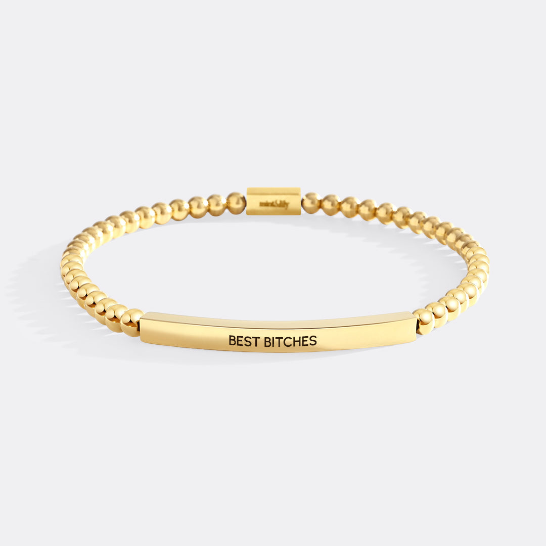 Best Bitches Beaded Inspire Bracelet