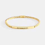Best Fucking Bitches Beaded Inspire Bracelet
