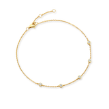 Bezel Set Diamond Bracelet