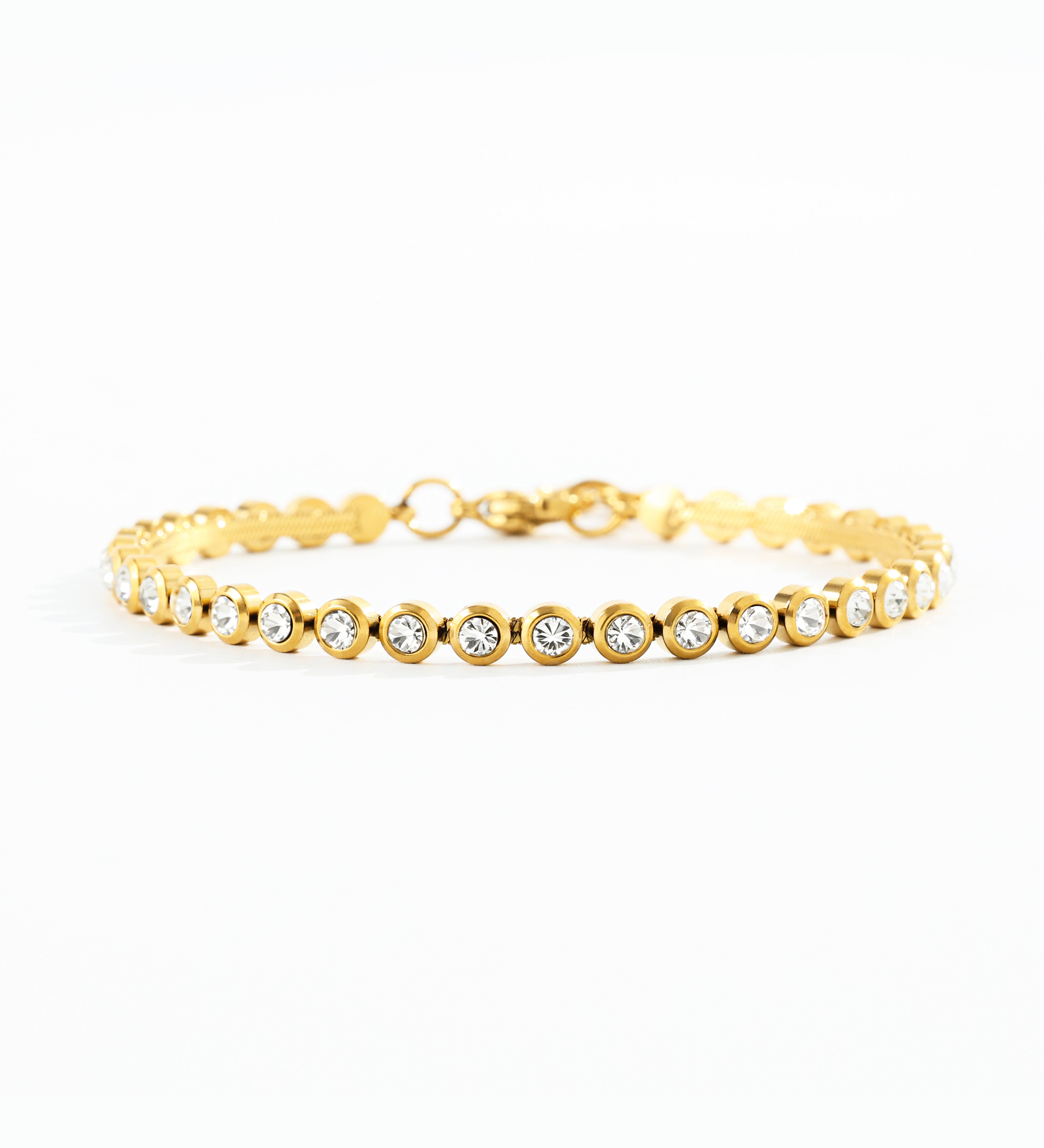 Bezel Tennis Bracelet