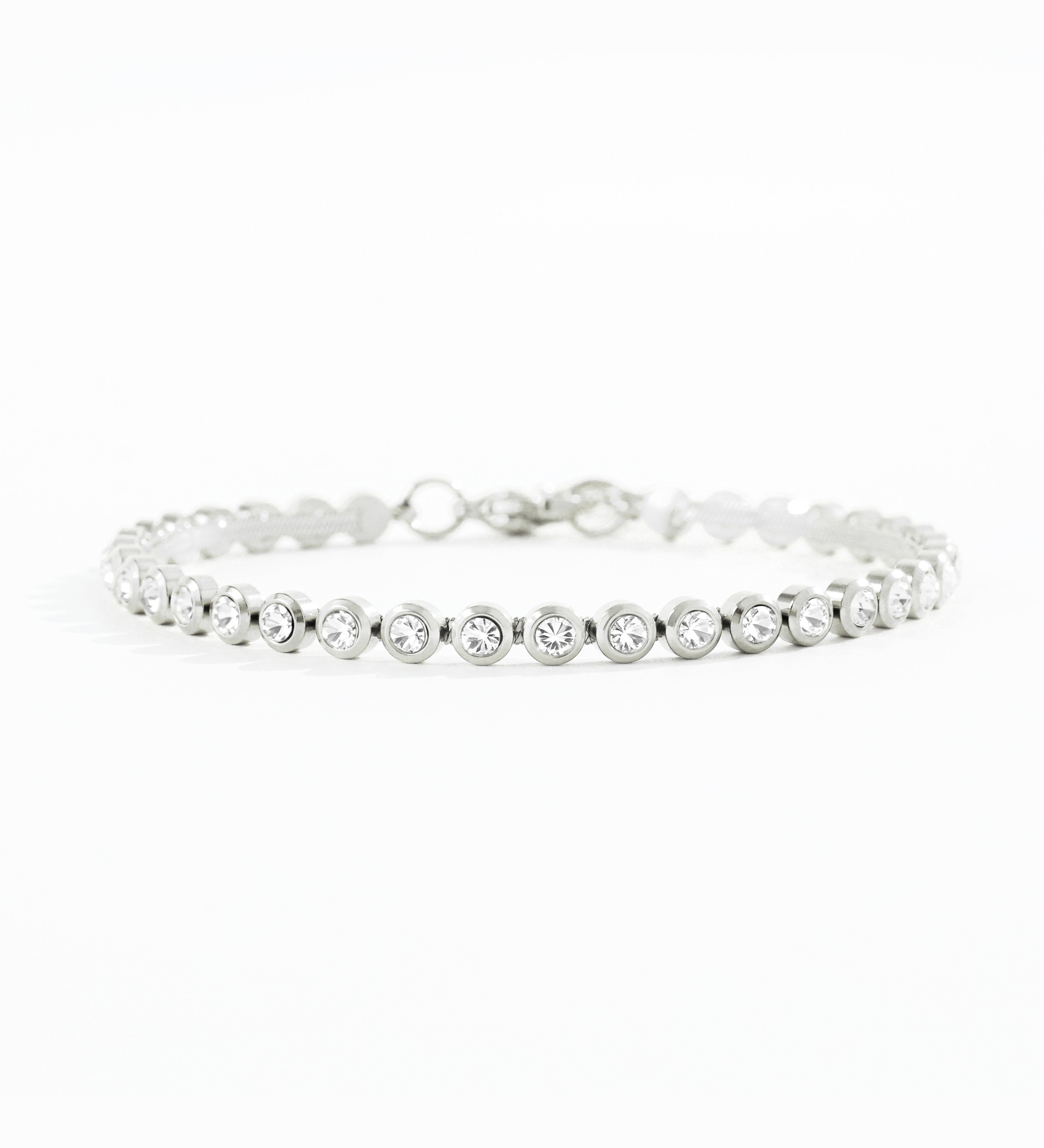 Bezel Tennis Bracelet