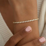 Bezel Tennis Bracelet