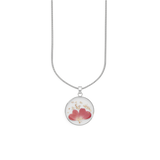 Pressed Birth Flower Necklace