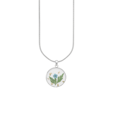 Pressed Birth Flower Necklace