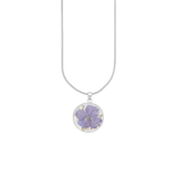 Pressed Birth Flower Necklace