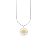 Pressed Birth Flower Necklace