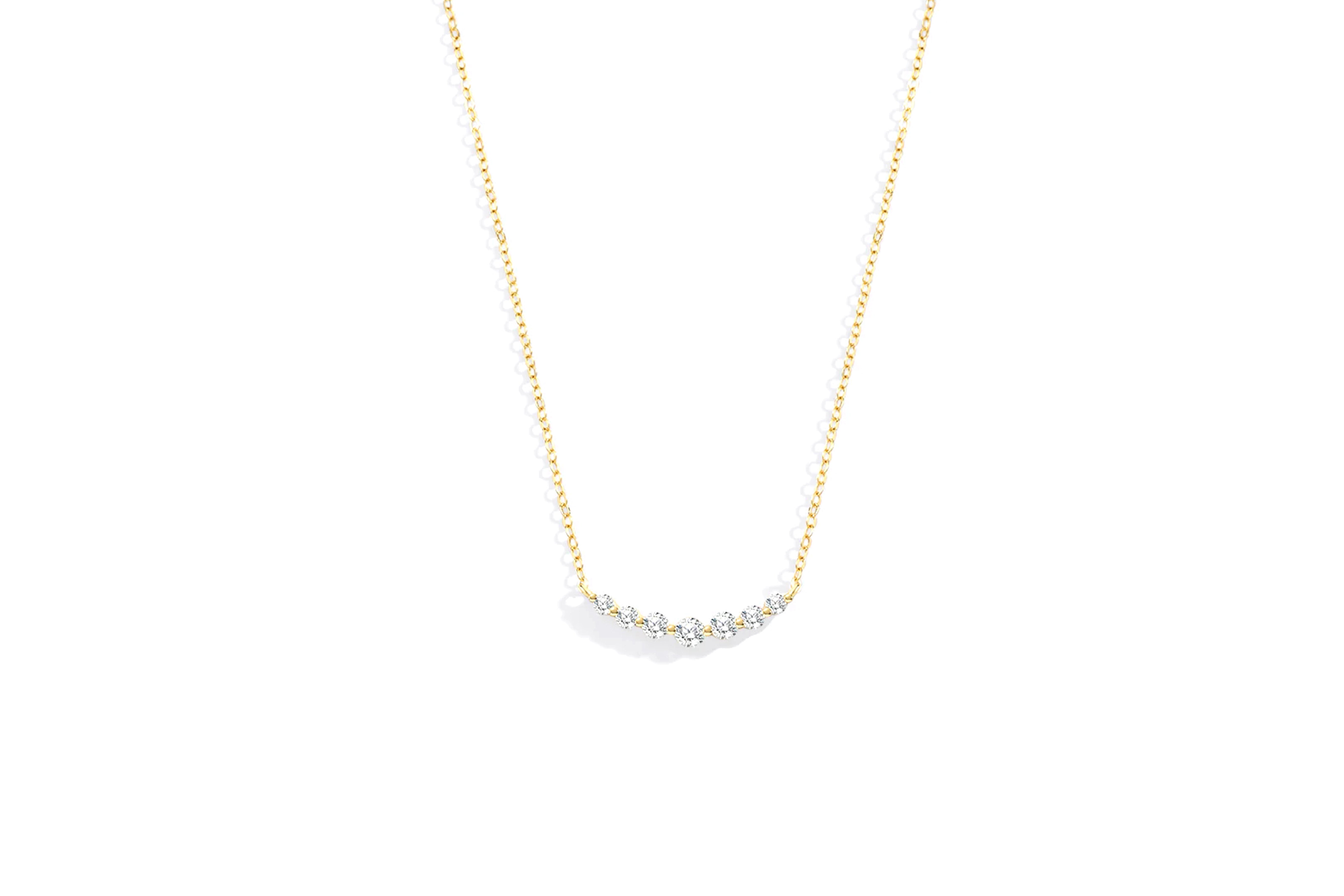 Birthstone Arc Necklace