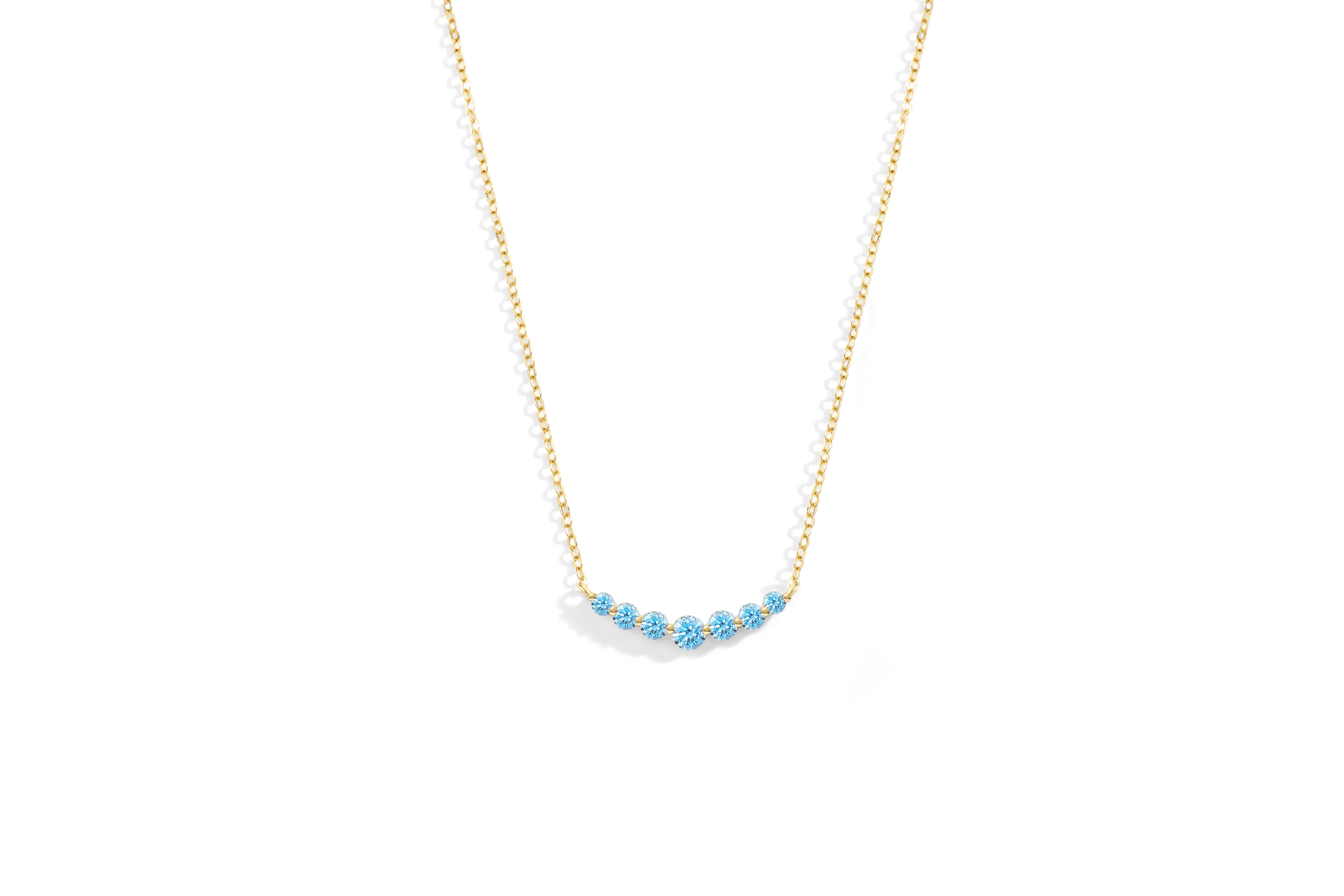 Birthstone Arc Necklace