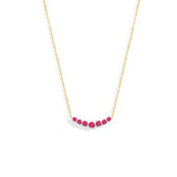 Birthstone Arc Necklace