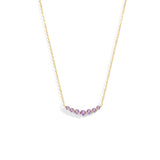 Birthstone Arc Necklace