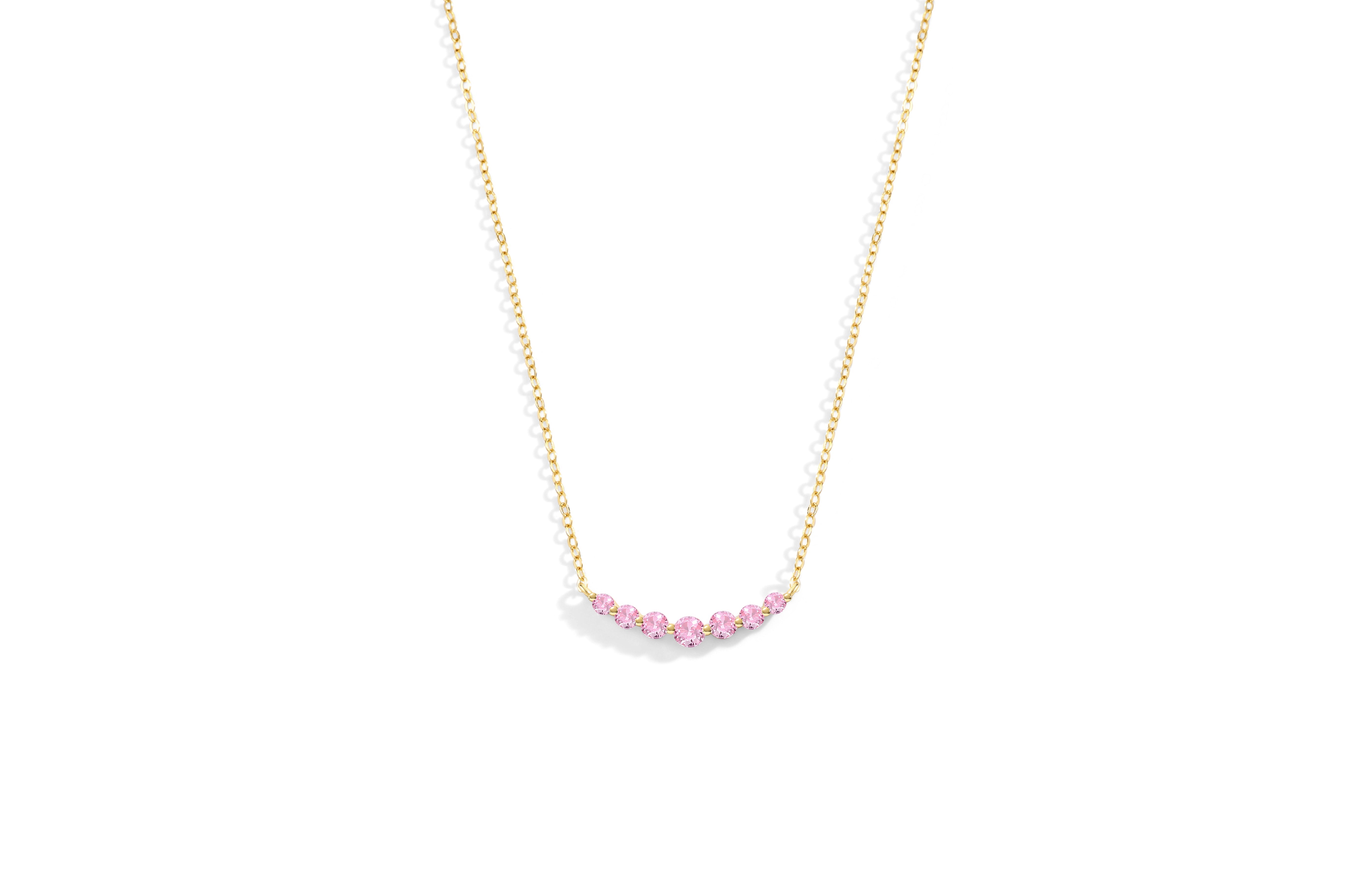 Birthstone Arc Necklace