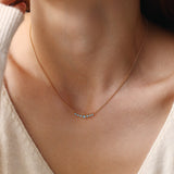 Birthstone Arc Necklace