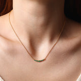 Birthstone Arc Necklace