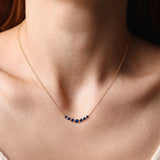 Birthstone Arc Necklace