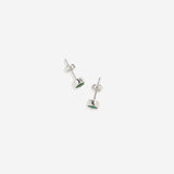 Birthstone Bezel Studs