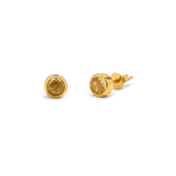 Birthstone Bezel Studs
