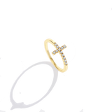 Diamond Cross Ring