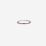 February Birthstone Eternity Stacking Ring