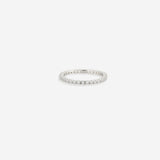April Birthstone Eternity Stacking Ring