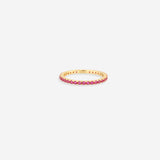 July Birthstone Eternity Stacking Ring
