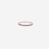 July Birthstone Eternity Stacking Ring
