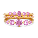 Birthstone Stacking Ring Set