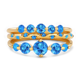 Birthstone Stacking Ring Set