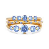 Birthstone Stacking Ring Set