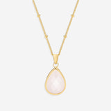 Birthstone Drop Pendant Necklace