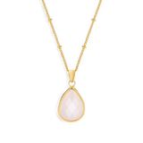 Birthstone Drop Pendant Necklace